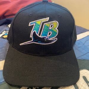Tampa Bay Rays Black SnapBack